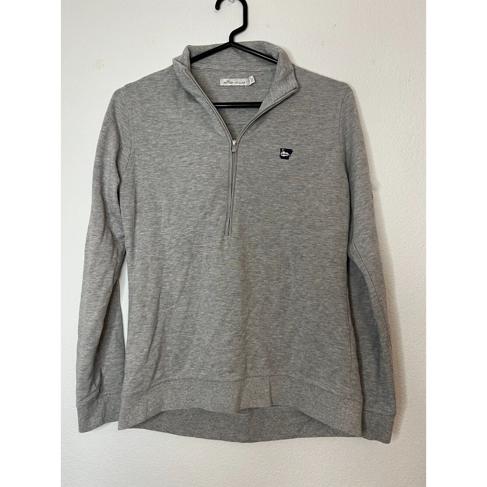Peter Millar Arkansas Jacket Womens Small Black Quarter Zip Pullover